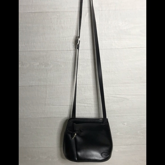 Longchamp Handbags - Vintage Longchamp Paris Leather Roseau Sling Bag
